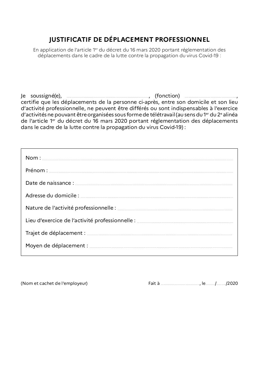 Aperçu du document Covid-19 Justificatif-de-deplacement-professionnel.pdf - page 1/1