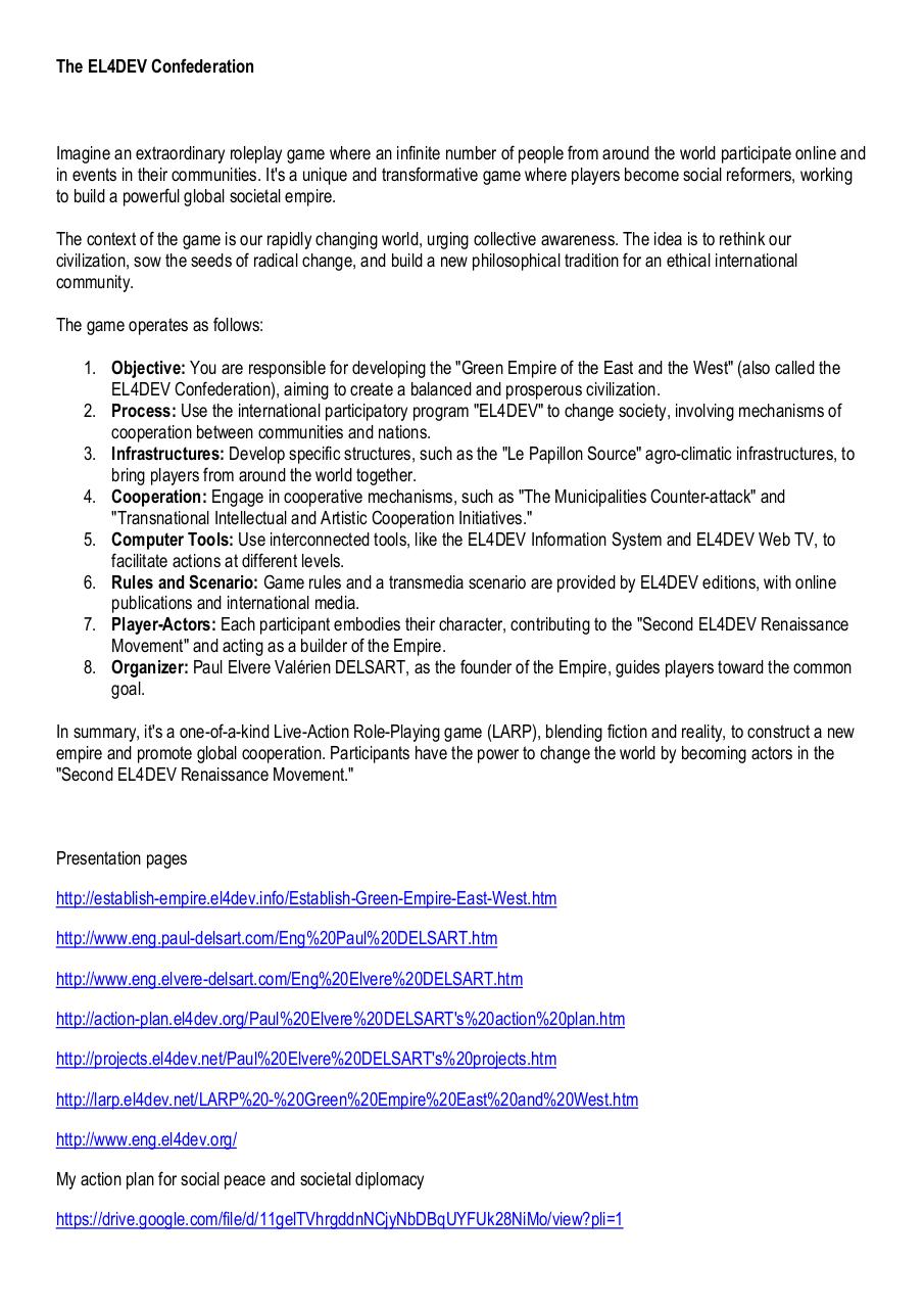 The EL4DEV Confederation.pdf - page 1/2