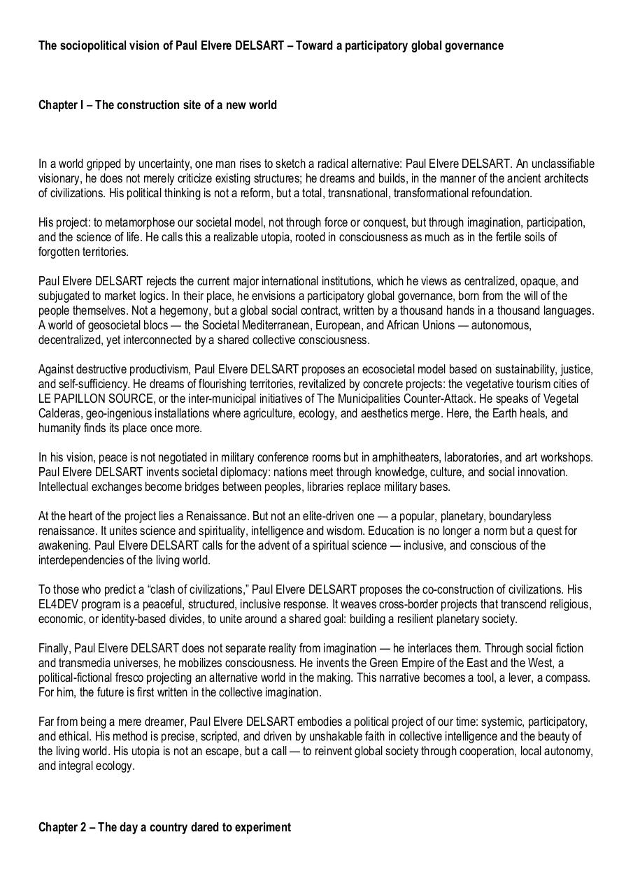 The sociopolitical vision of Paul Elvere DELSART – Toward a participatory global governance.pdf - page 1/16