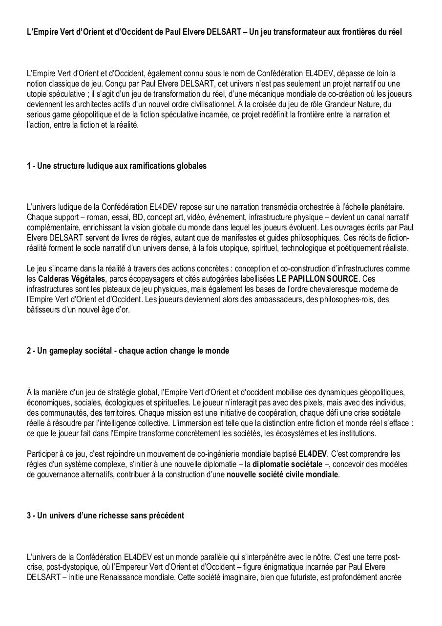 L’Empire Vert d’Orient et d’Occident de Paul Elvere DELSART – Un jeu transformateur aux frontières du réel.pdf - page 1/5