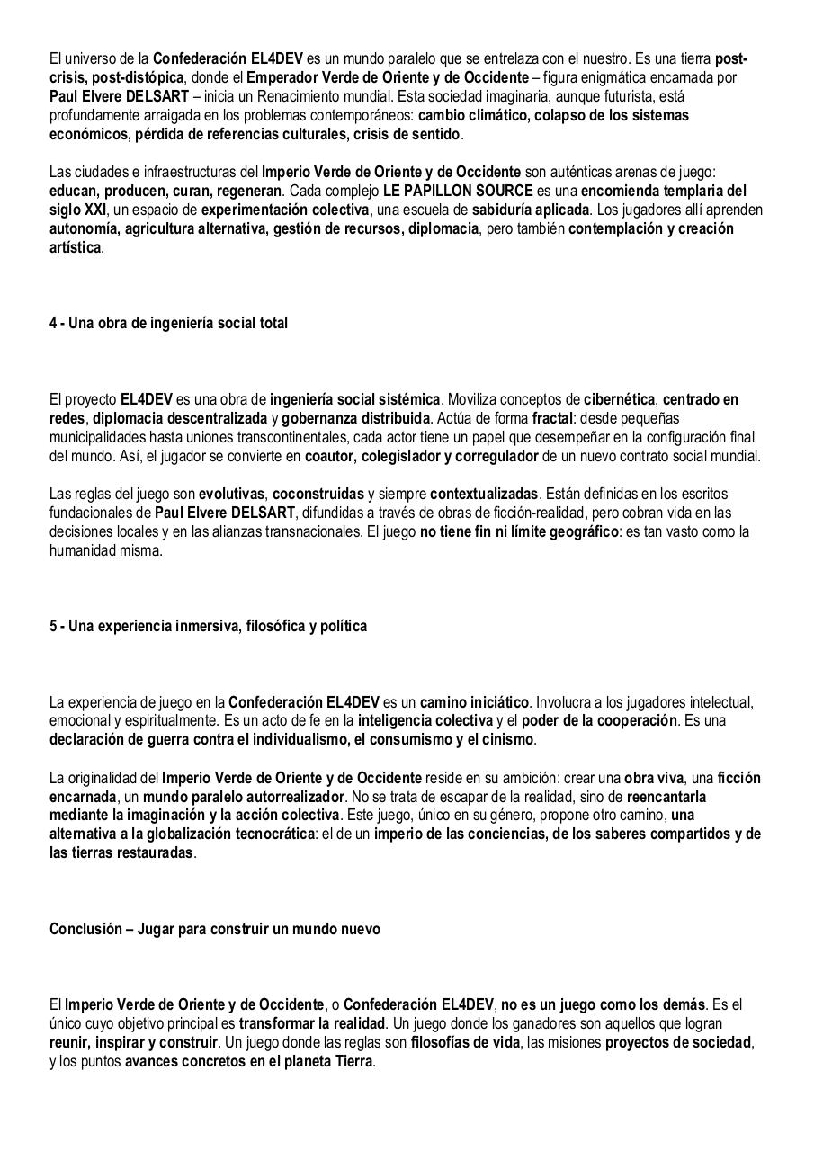 El Imperio Verde de Oriente y de Occidente de Paul Elvere DELSART – Un juego transformador en las fronteras de lo real.pdf - page 2/5
