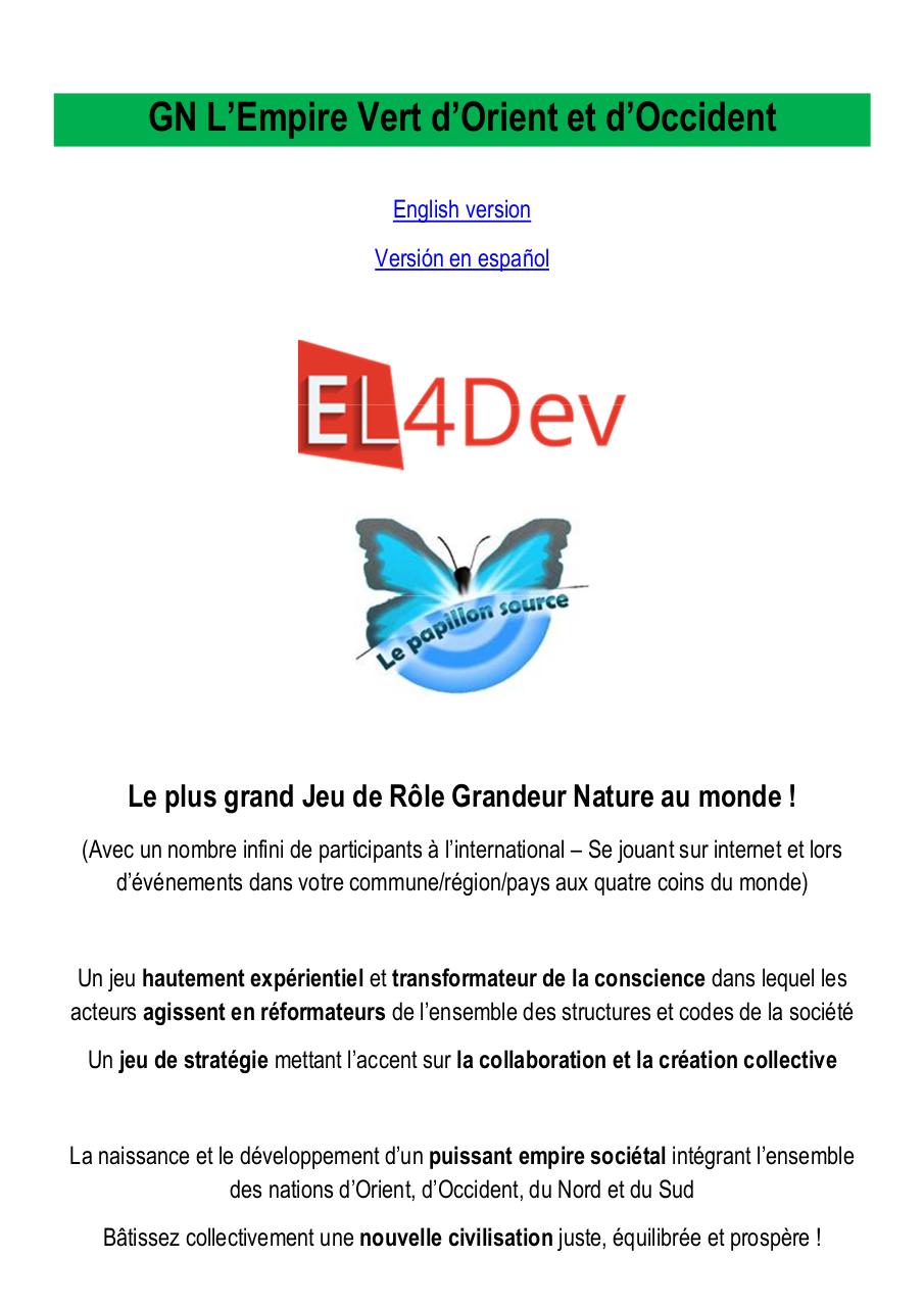 Jeu de rôle Grandeur Nature - Empire Vert Orient et Occident - Paul Elvere DELSART.pdf - page 1/12
