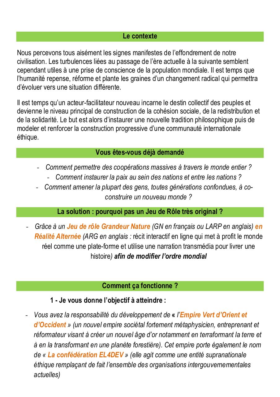 Jeu de rôle Grandeur Nature - Empire Vert Orient et Occident - Paul Elvere DELSART.pdf - page 2/12