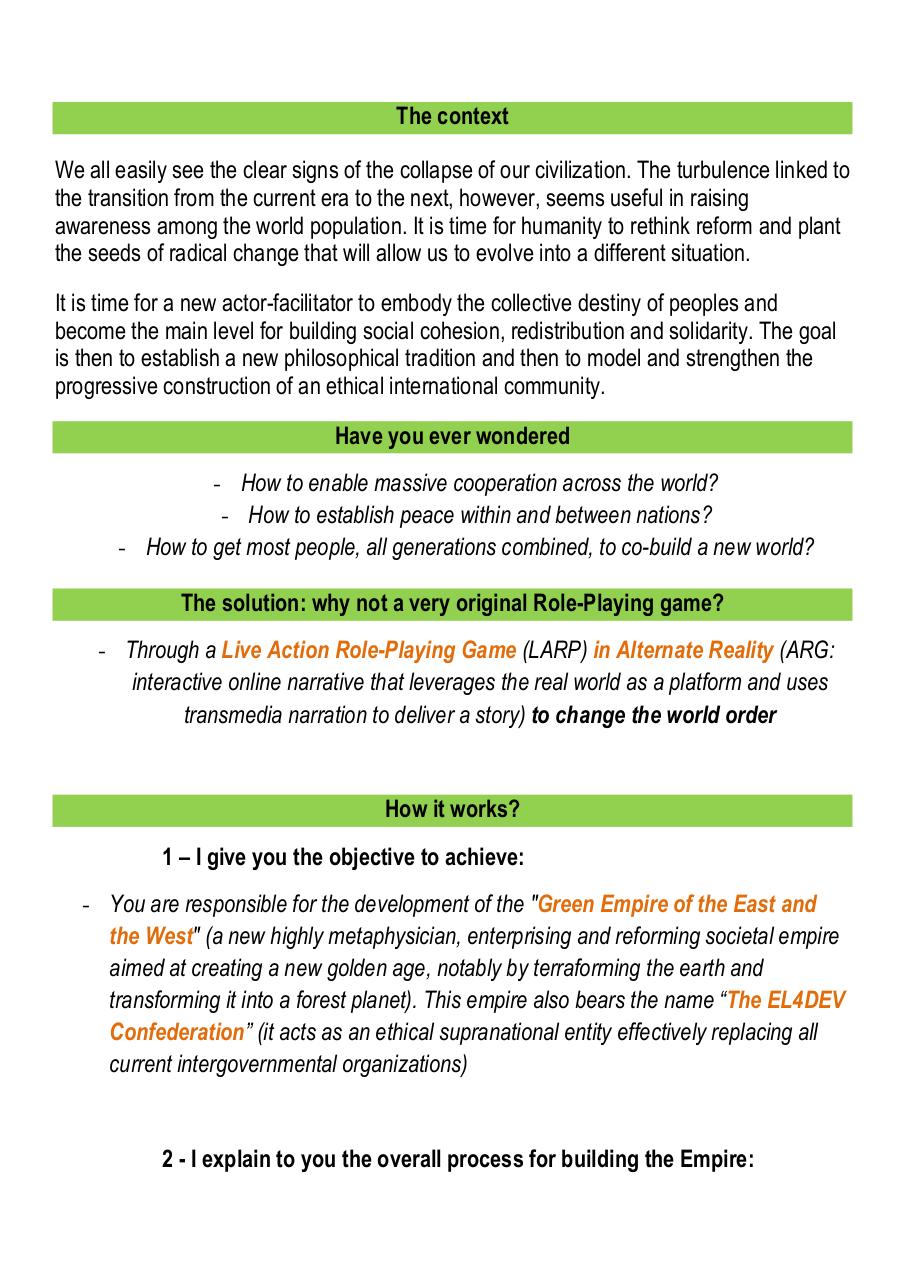LARP - Green Empire of the East and the West - Paul Elvere DELSART.pdf - page 2/12