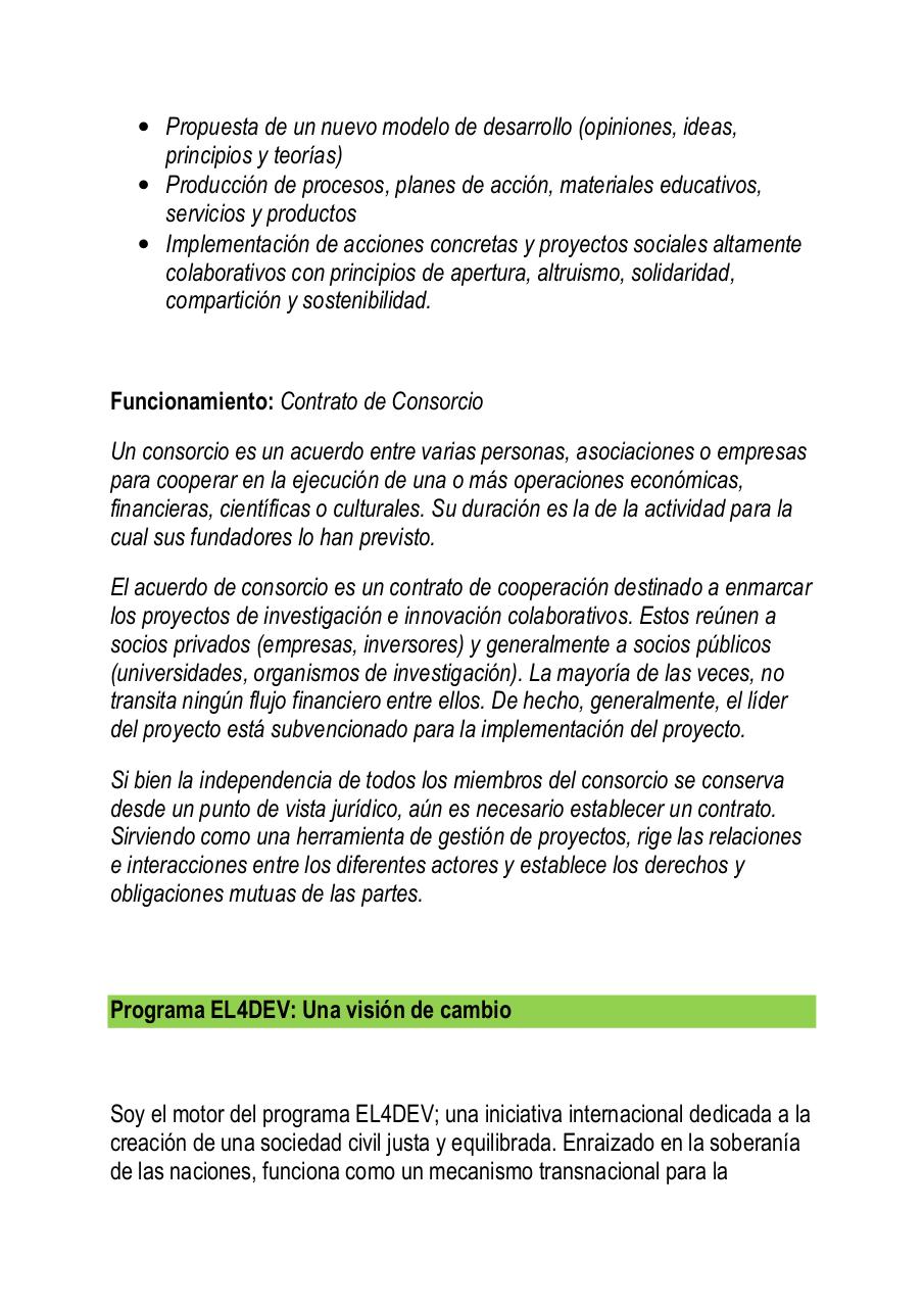 LE PAPILLON SOURCE EL4DEV - Un actor atípico en el panorama de los Think and Do Tanks - Paul Elvere DELSART.pdf - page 4/16