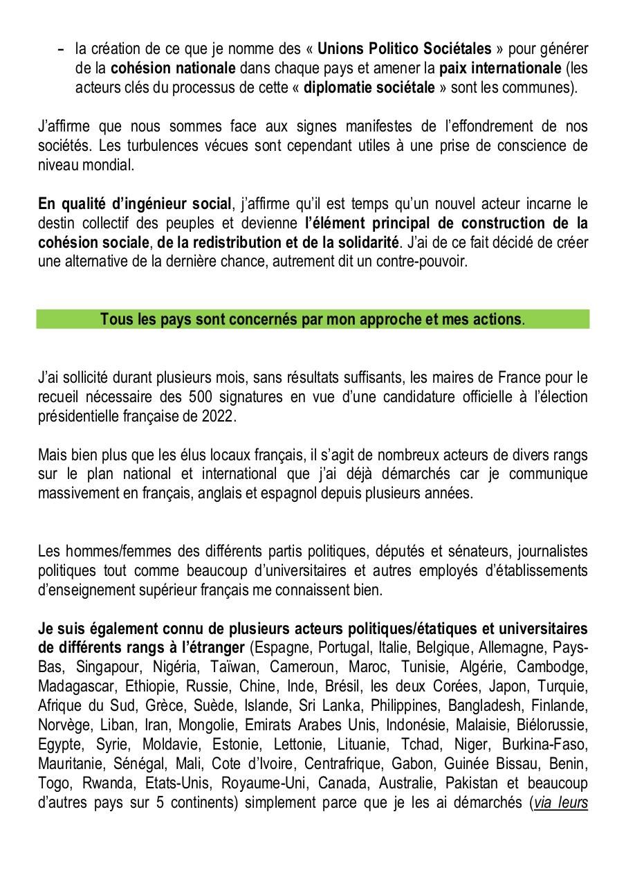 Paul Elvere DELSART - Plan d’action transnational pour reconstruire les nations du monde dès 2025.pdf - page 4/11