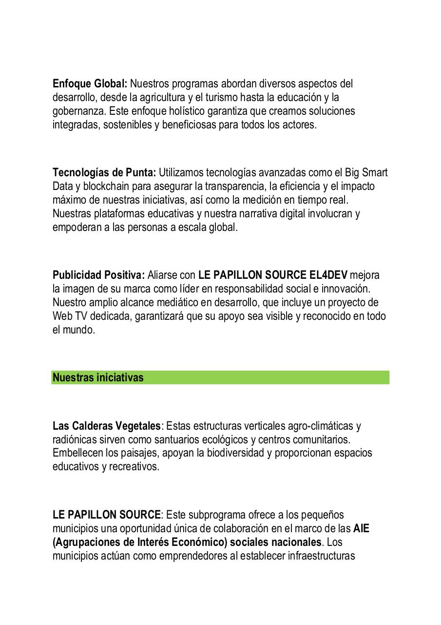 Socios - Apoyen al Think and Do Tank LE PAPILLON SOURCE EL4DEV.pdf - page 3/14