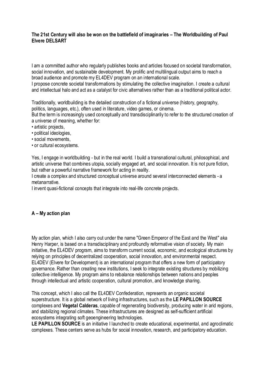 The 21st Century will also be won on the battlefield of imaginaries – The Worldbuilding of Paul Elvere DELSART.pdf - page 1/8