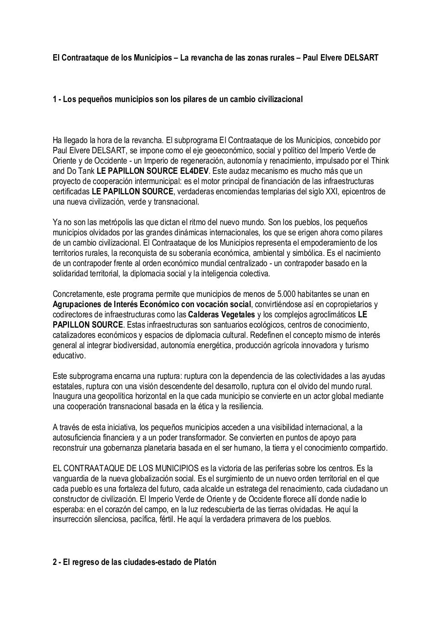 El Contraataque de los Municipios – La revancha de las zonas rurales – Paul Elvere DELSART.pdf - page 1/6