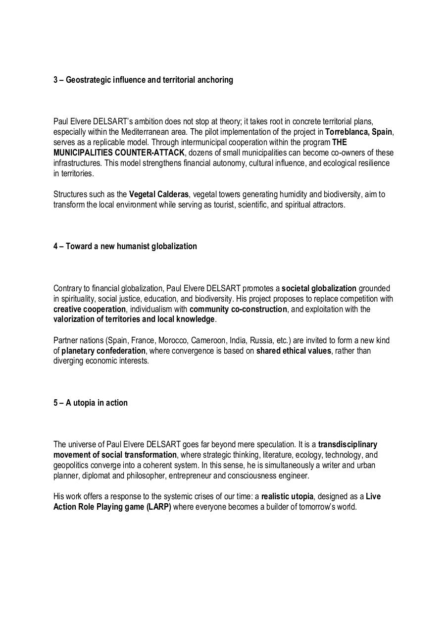 The Green Empire of the East and the West by Paul Elvere DELSART – A unique fusion of Social Fiction and Political Reality.pdf - page 2/6