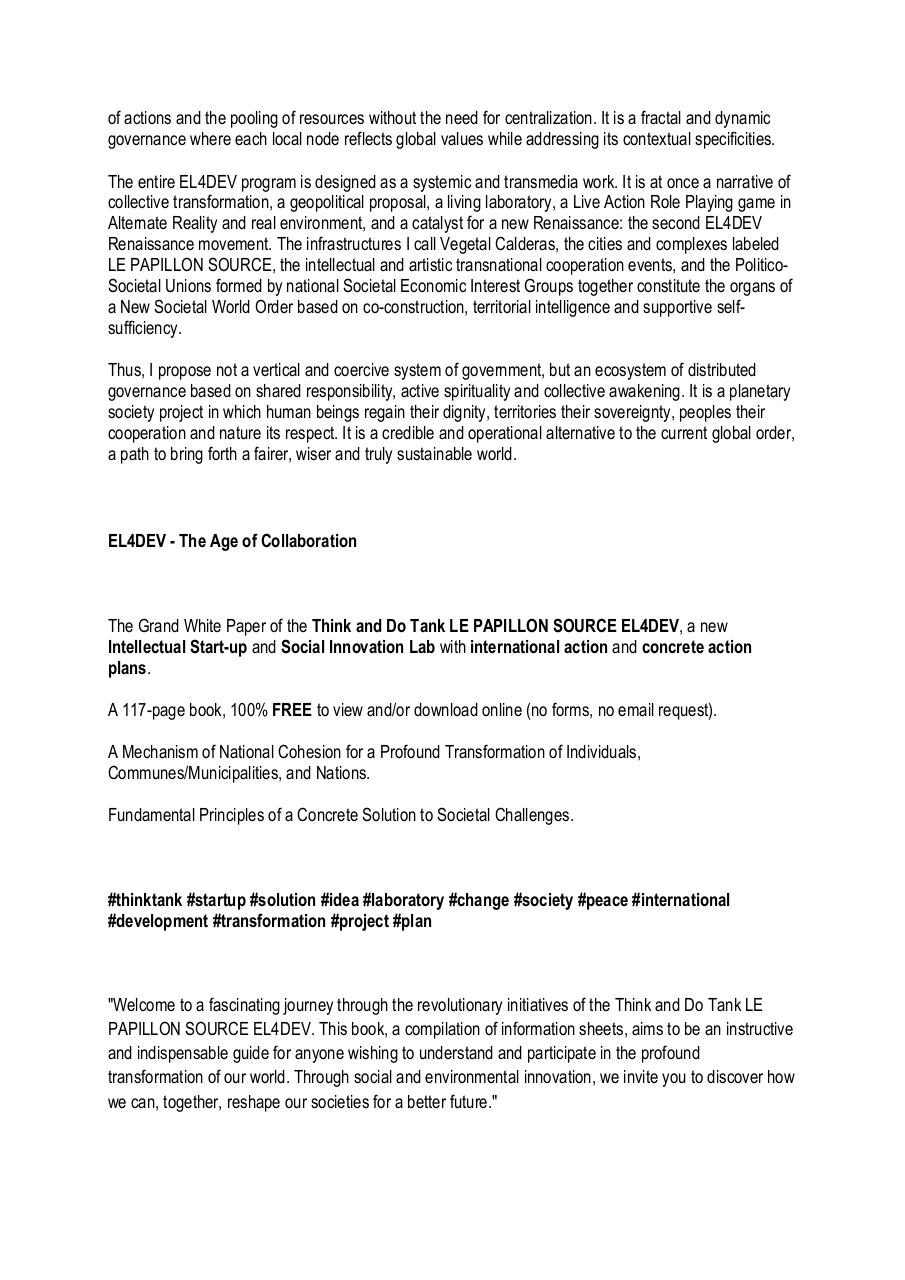 New distributed global governance system post-economic, institutional and civilizational collapse – Concrete proposal by Paul Elvere DELSART.pdf - page 2/5