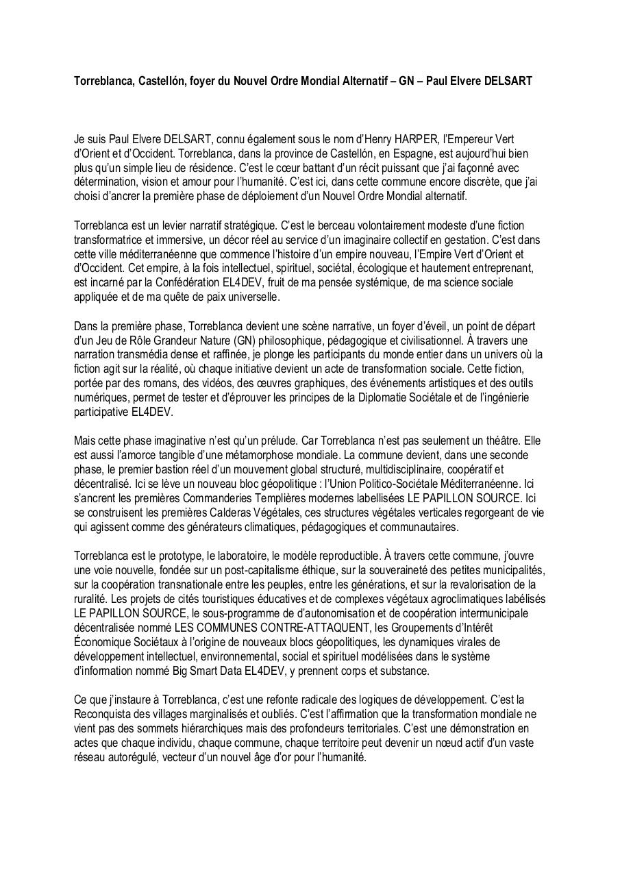 Torreblanca, Castellón, foyer du Nouvel Ordre Mondial Alternatif – GN – Paul Elvere DELSART.pdf - page 1/5