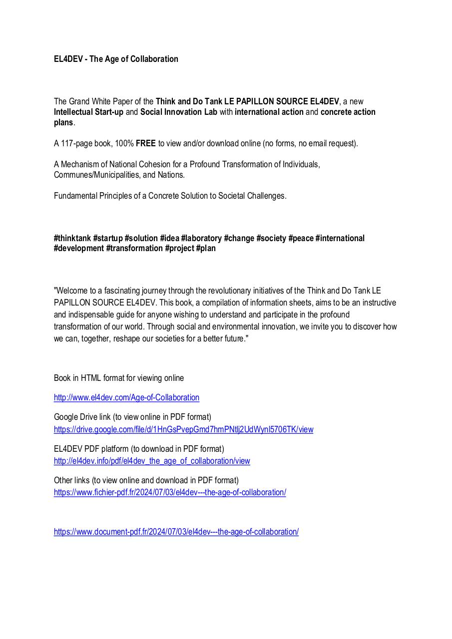 The Green Empire of the East and the West - A project above all cultural, symbolic, editorial and deeply philosophical – Paul Elvere DELSART.pdf - page 2/5