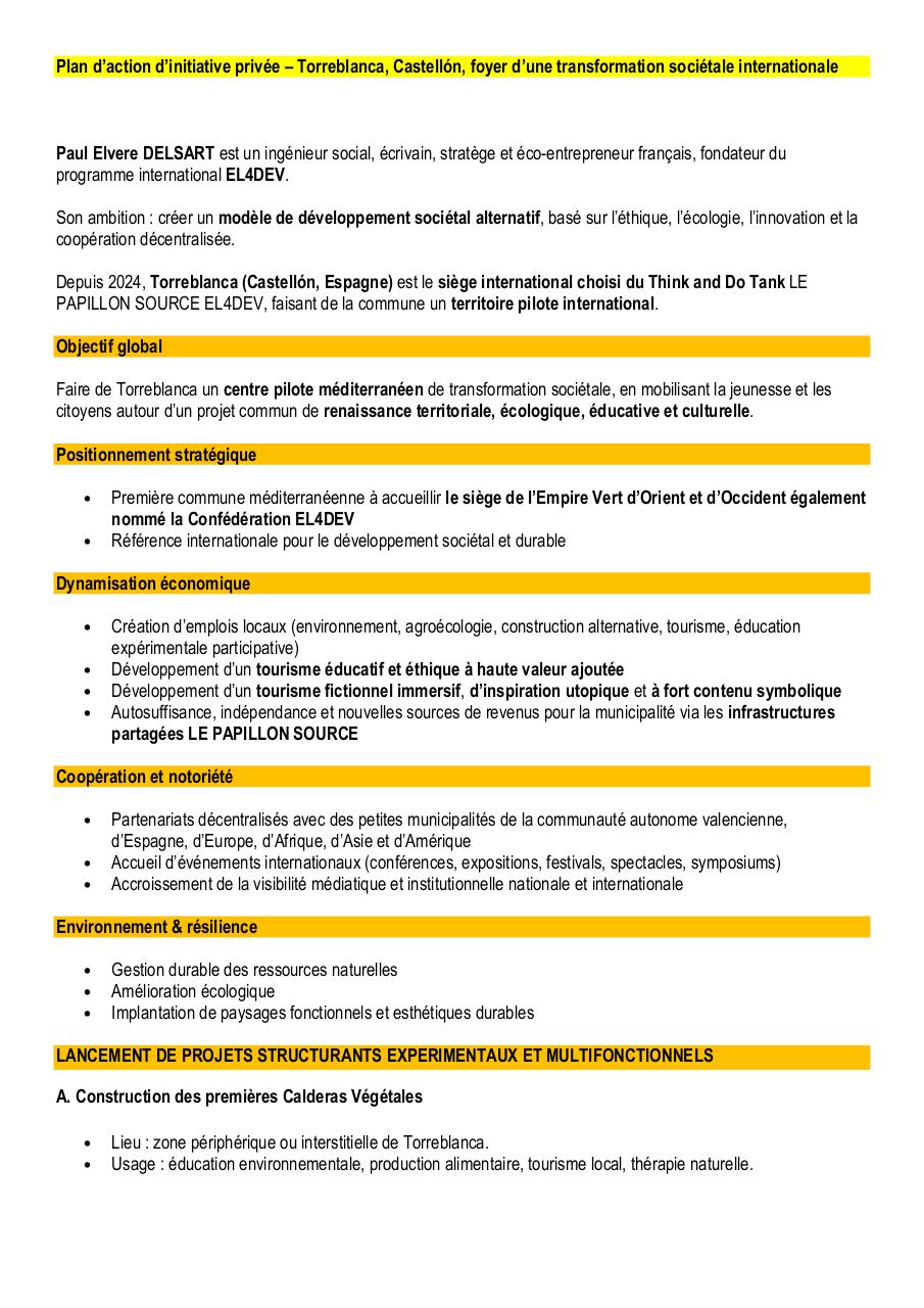Plan d’action d’initiative privée – Torreblanca, Castellón, foyer d’une transformation sociétale internationale.pdf - page 1/5