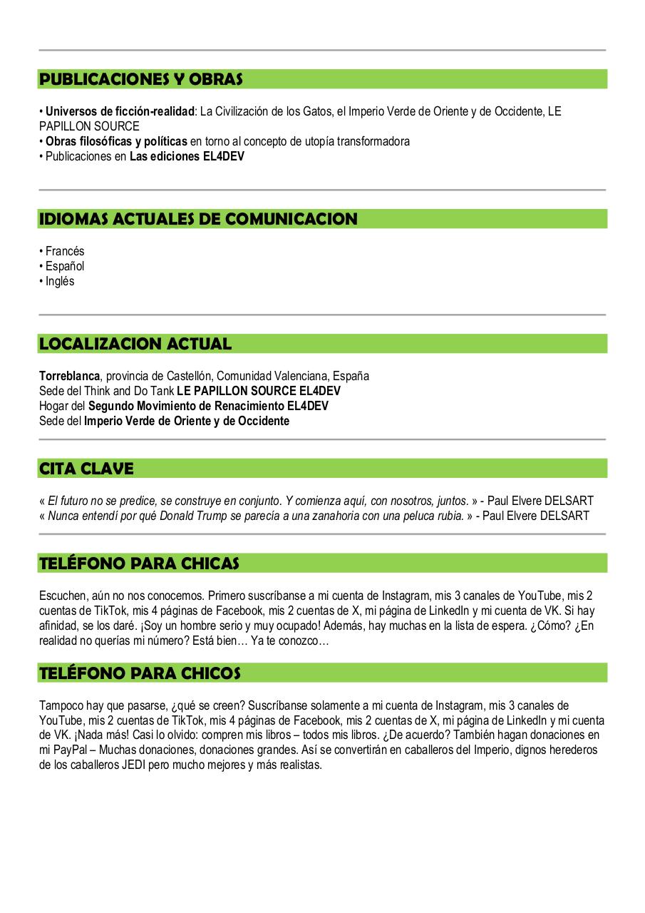 Aperçu du document Paul Elvere DELSART CV Esp.pdf - page 3/3 Paul Elvere DELSART CV Esp.pdf - page 3/3