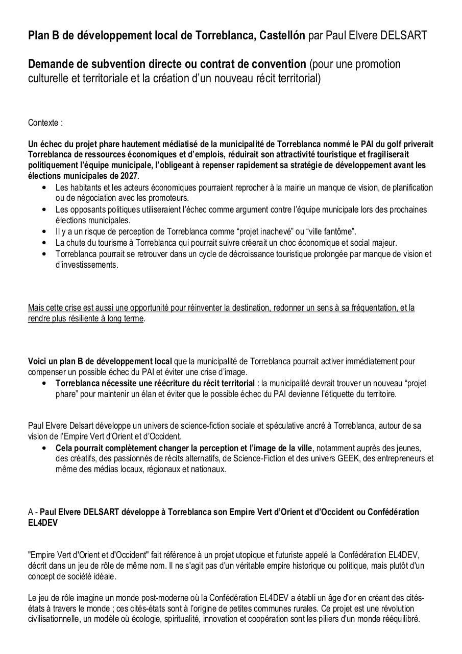 Plan B de développement local de Torreblanca par Paul Elvere DELSART.pdf - page 1/10