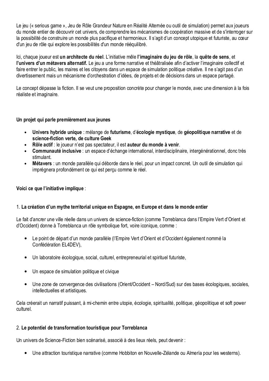 Plan B de développement local de Torreblanca par Paul Elvere DELSART.pdf - page 2/10