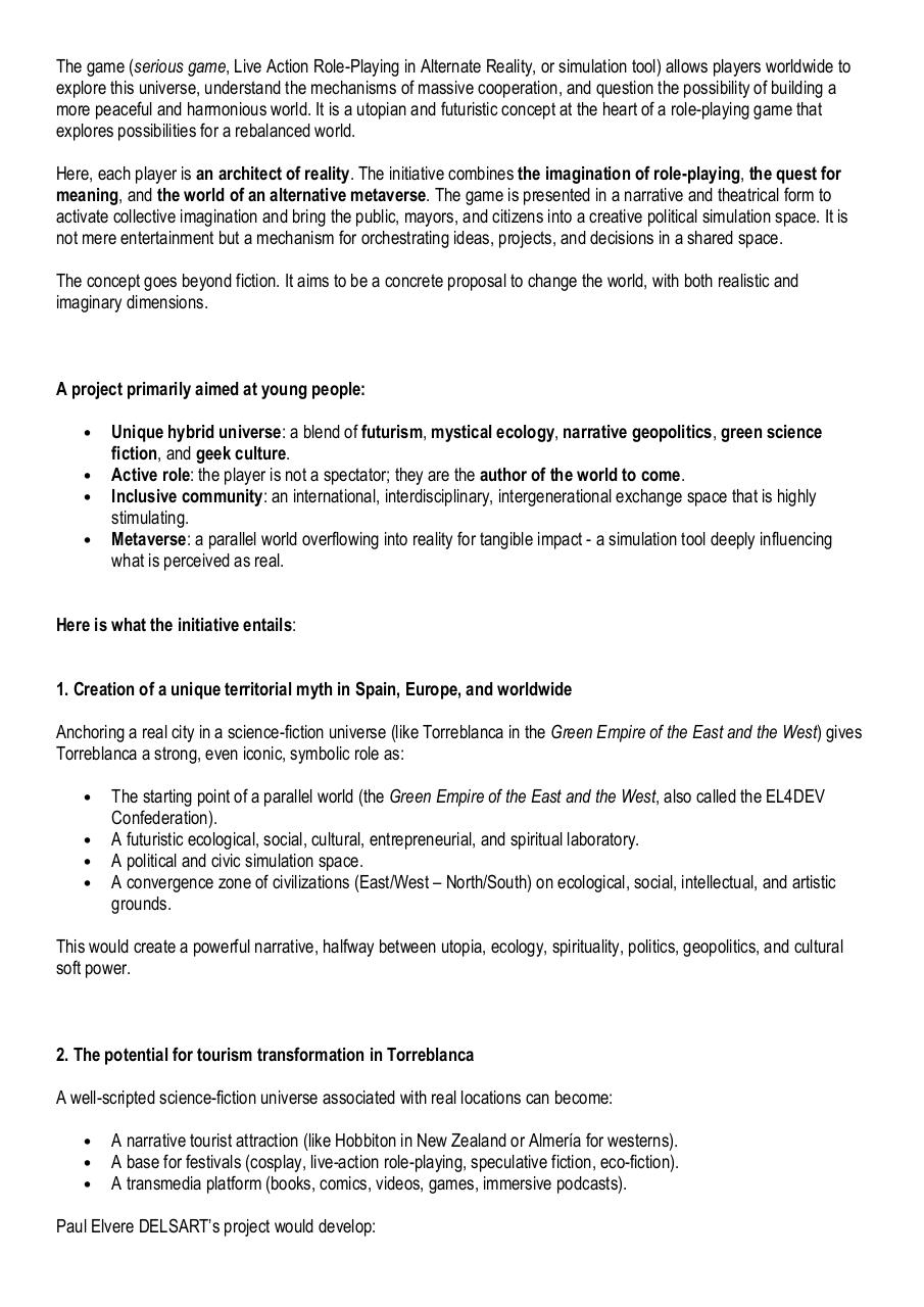 Plan B for local development of Torreblanca, Castellón by Paul Elvere DELSART.pdf - page 2/9
