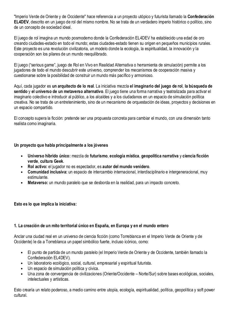 Plan B de desarrollo local de Torreblanca, Castellón por Paul Elvere DELSART.pdf - page 2/10