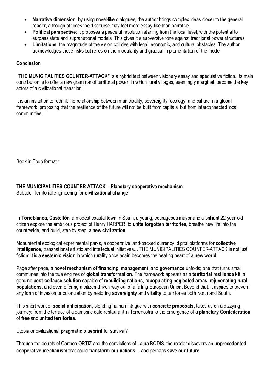 A new Spanish, European, and global development model that could be tested in Torreblanca, Castellón – Notice to political parties.pdf - page 2/6