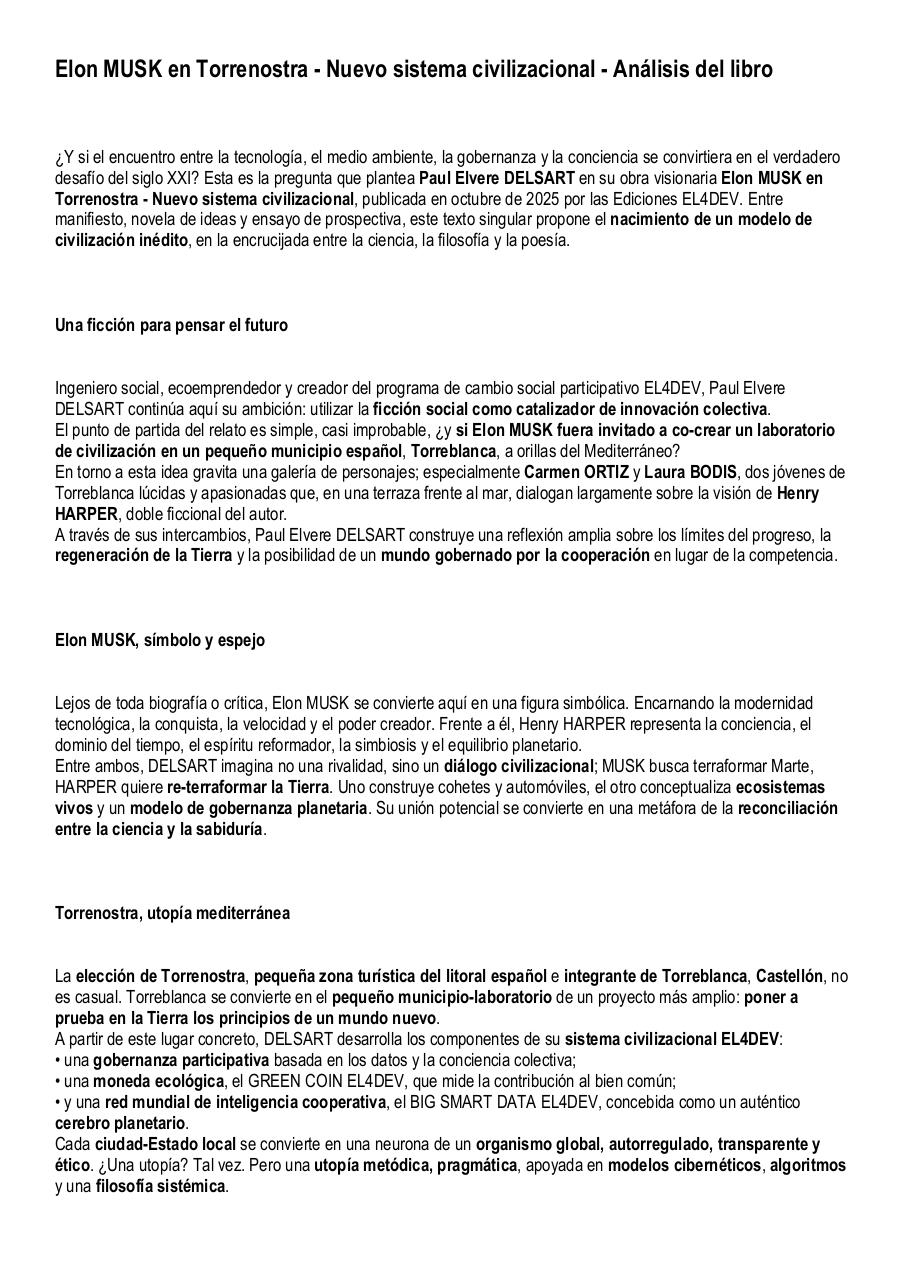 Elon MUSK en Torrenostra - Nuevo sistema civilizacional - Análisis del libro.pdf - page 1/6