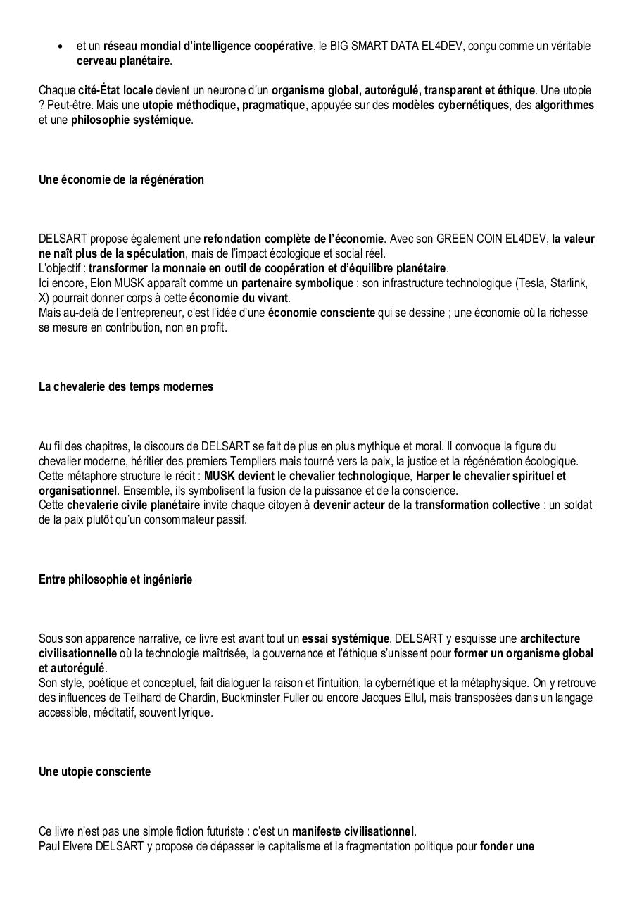 Elon MUSK à Torrenostra - Nouveau système civilisationnel - Analyse du livre.pdf - page 2/6