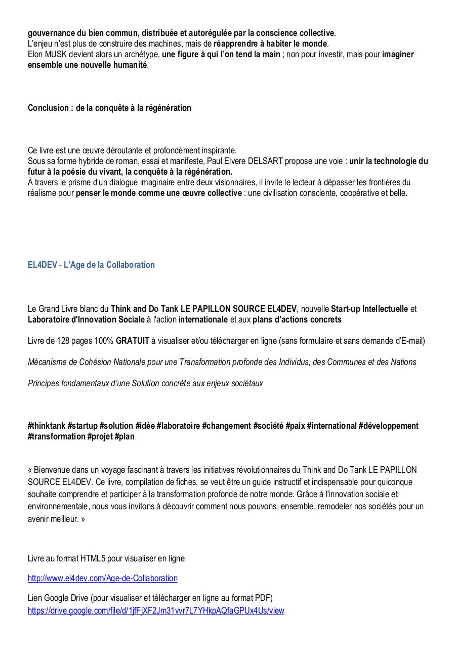 Elon MUSK à Torrenostra - Nouveau système civilisationnel - Analyse du livre.pdf - page 3/6