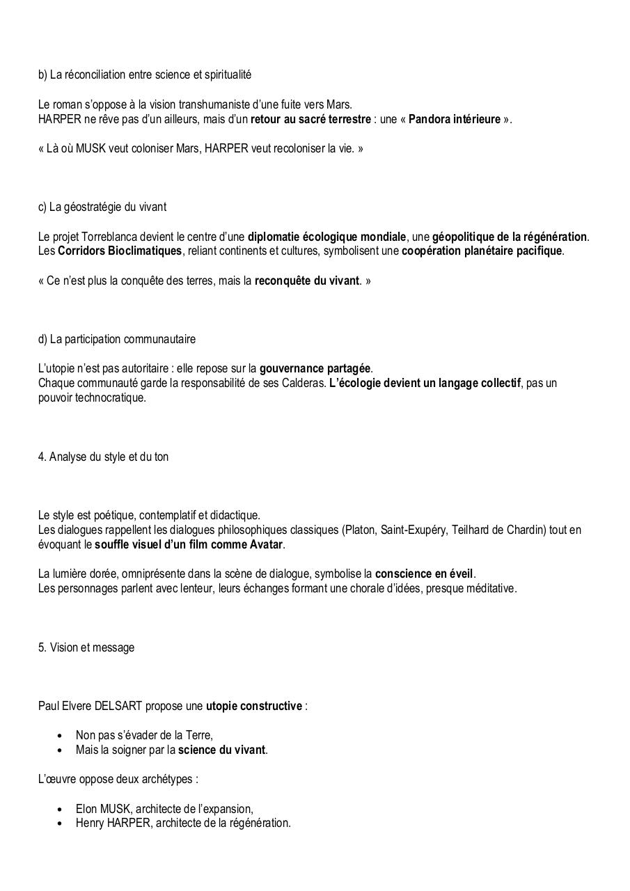 Henry HARPER et Elon MUSK – Torreblanca 2030, Planète forestière – Analyse du livre.pdf - page 2/7