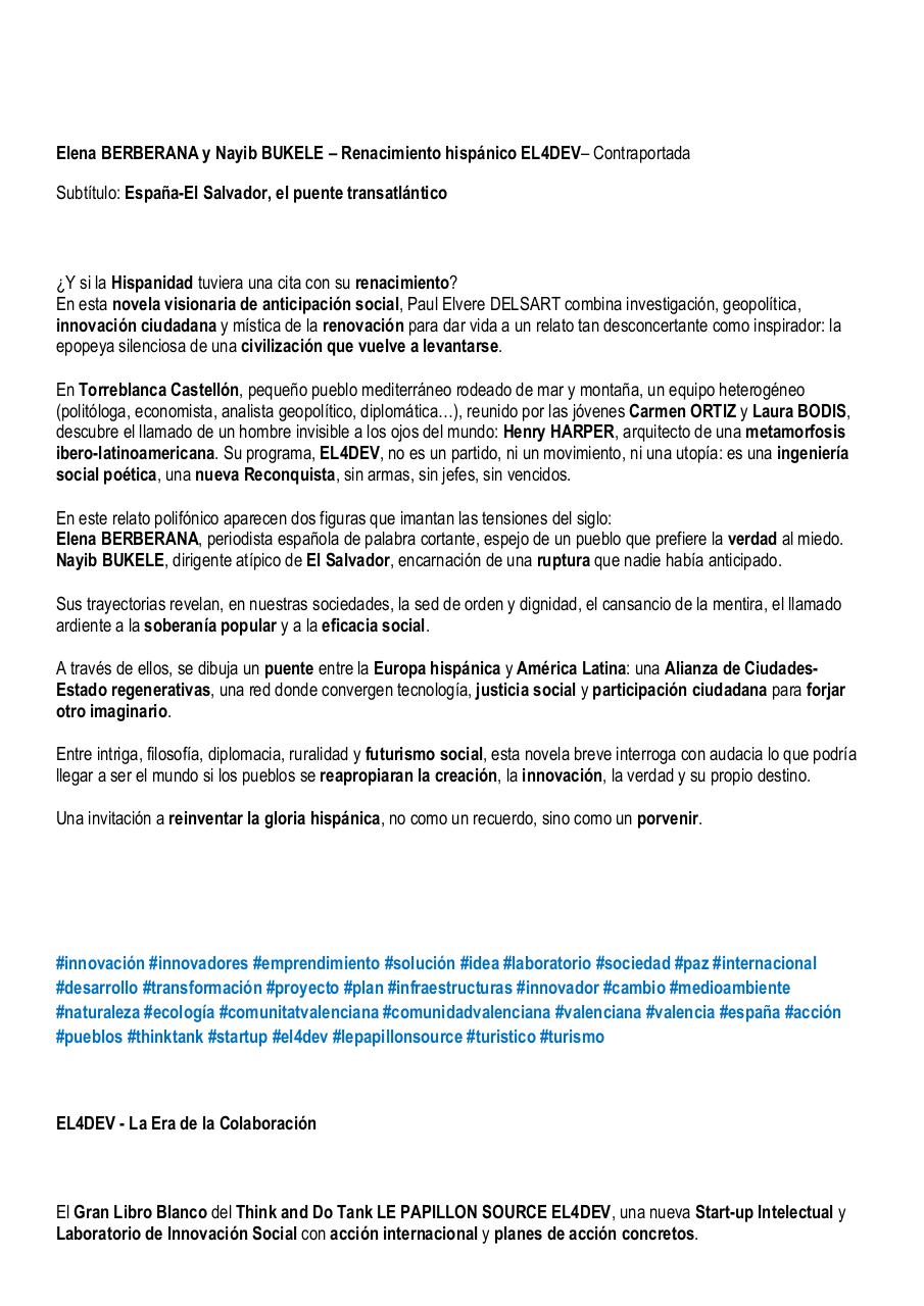 Elena BERBERANA y Nayib BUKELE – Renacimiento hispánico EL4DEV – Análisis del libro.pdf - page 3/7