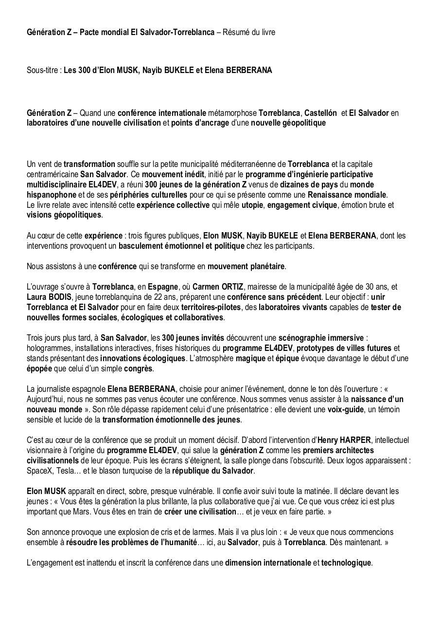 Génération Z – Pacte mondial El Salvador-Torreblanca – Résumé du livre.pdf - page 1/7