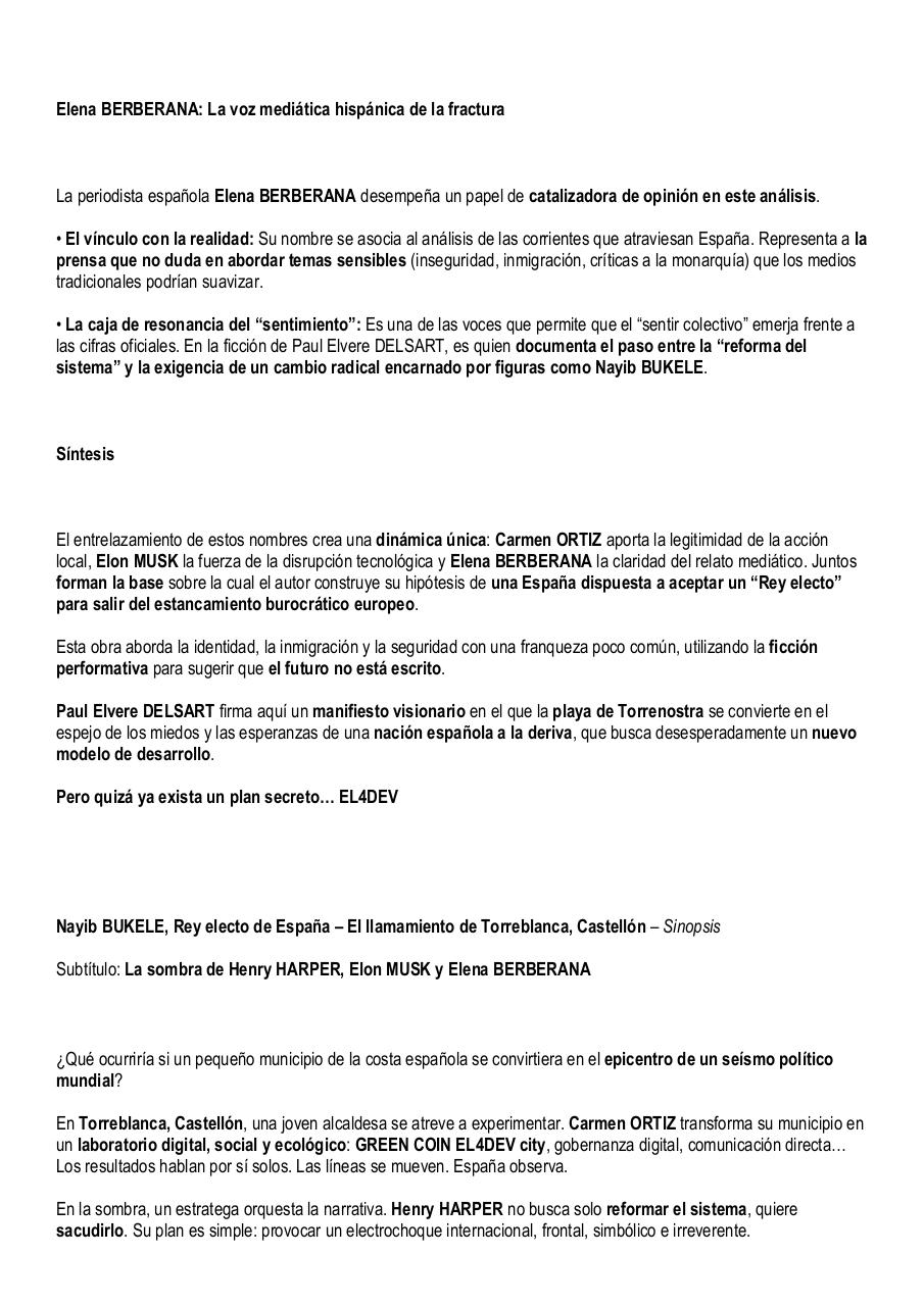 Nayib BUKELE, Rey electo de España – El llamamiento de Torreblanca, Castellón – Análisis del libro de Paul Elvere DELSART.pdf - page 3/8