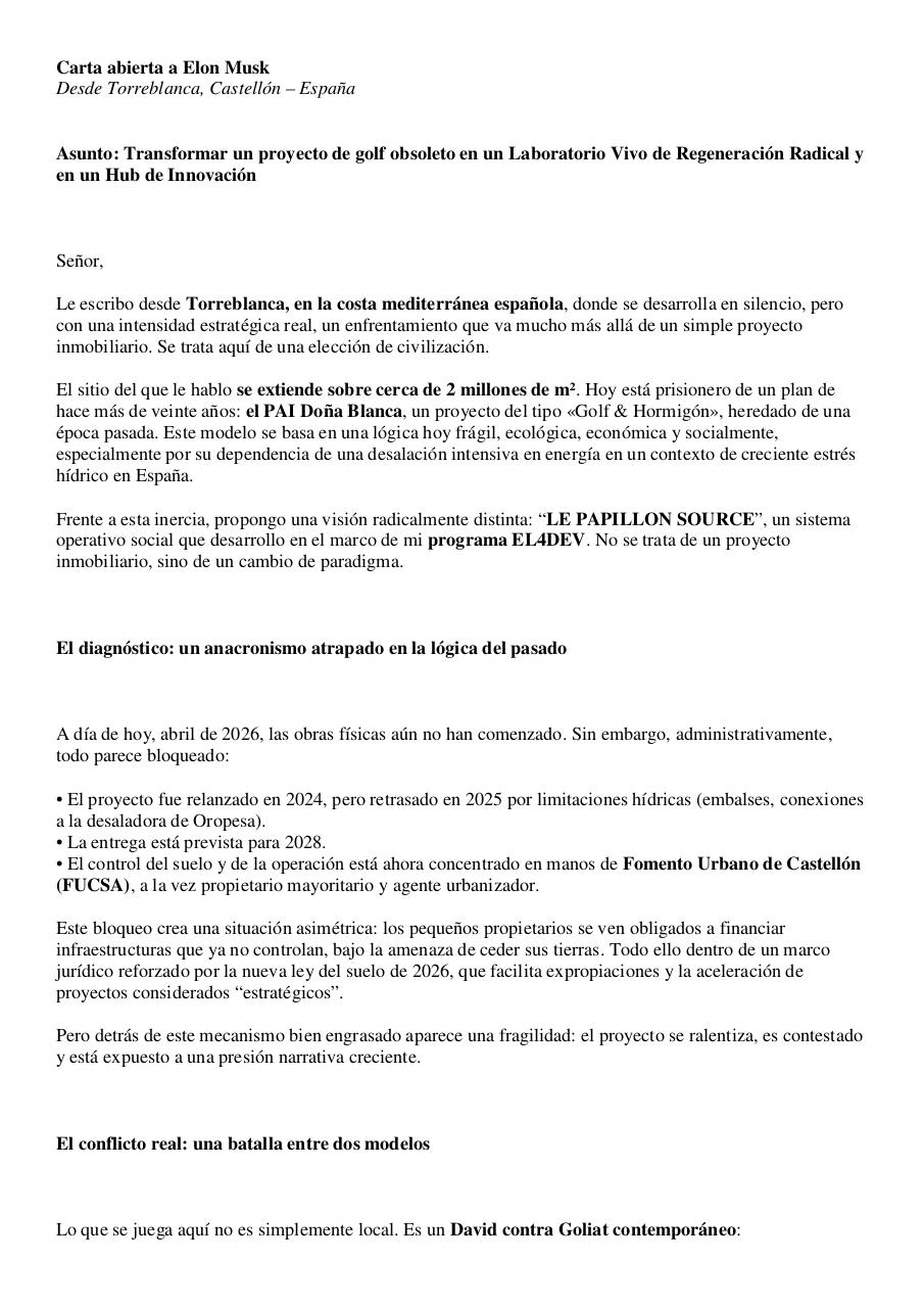 Carta abierta de Paul Elvere DELSART a Elon Musk.pdf - page 1/8