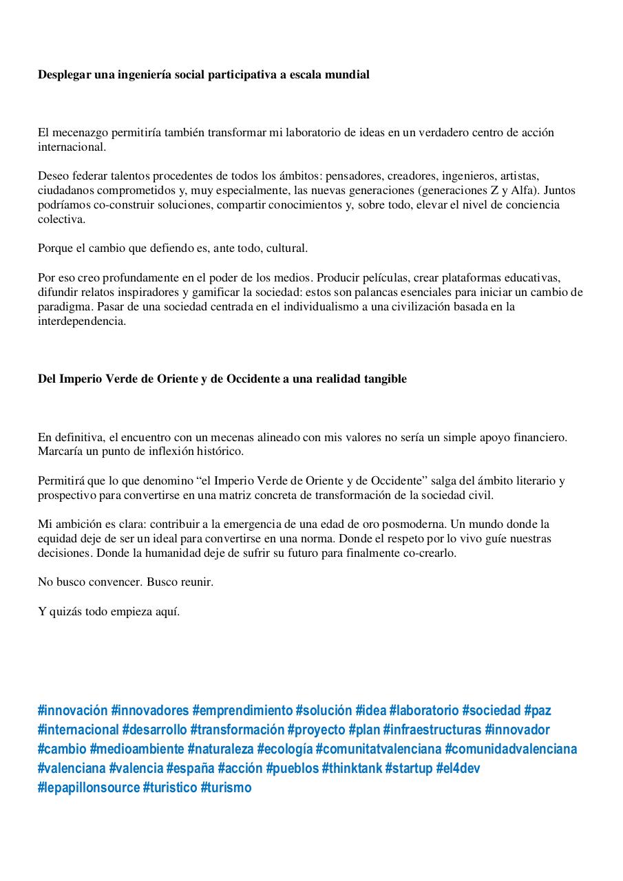 El objetivo de Paul Elvere DELSART – Encontrar un mecenas de gran envergadura con una visión disruptiva.pdf - page 2/8