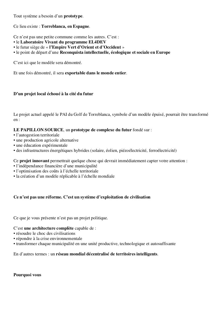 Lettre ouverte à Elon Musk pour investir à Torreblanca, Castellón, Espagne - Paul Elvere DELSART.pdf - page 3/9