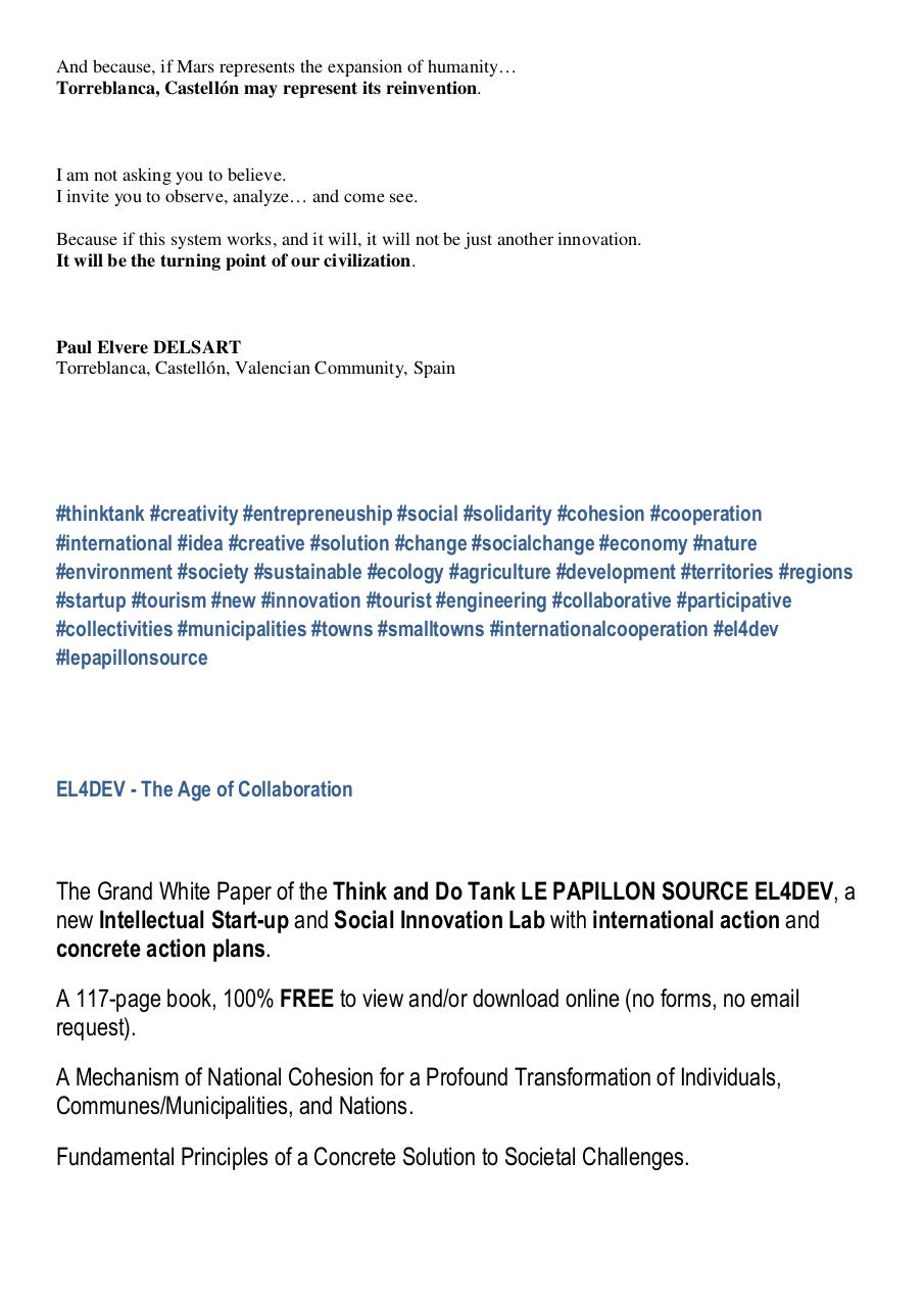 Open Letter to Elon Musk to invest in Torreblanca, Castellón, Spain - Paul Elvere DELSART.pdf - page 4/9
