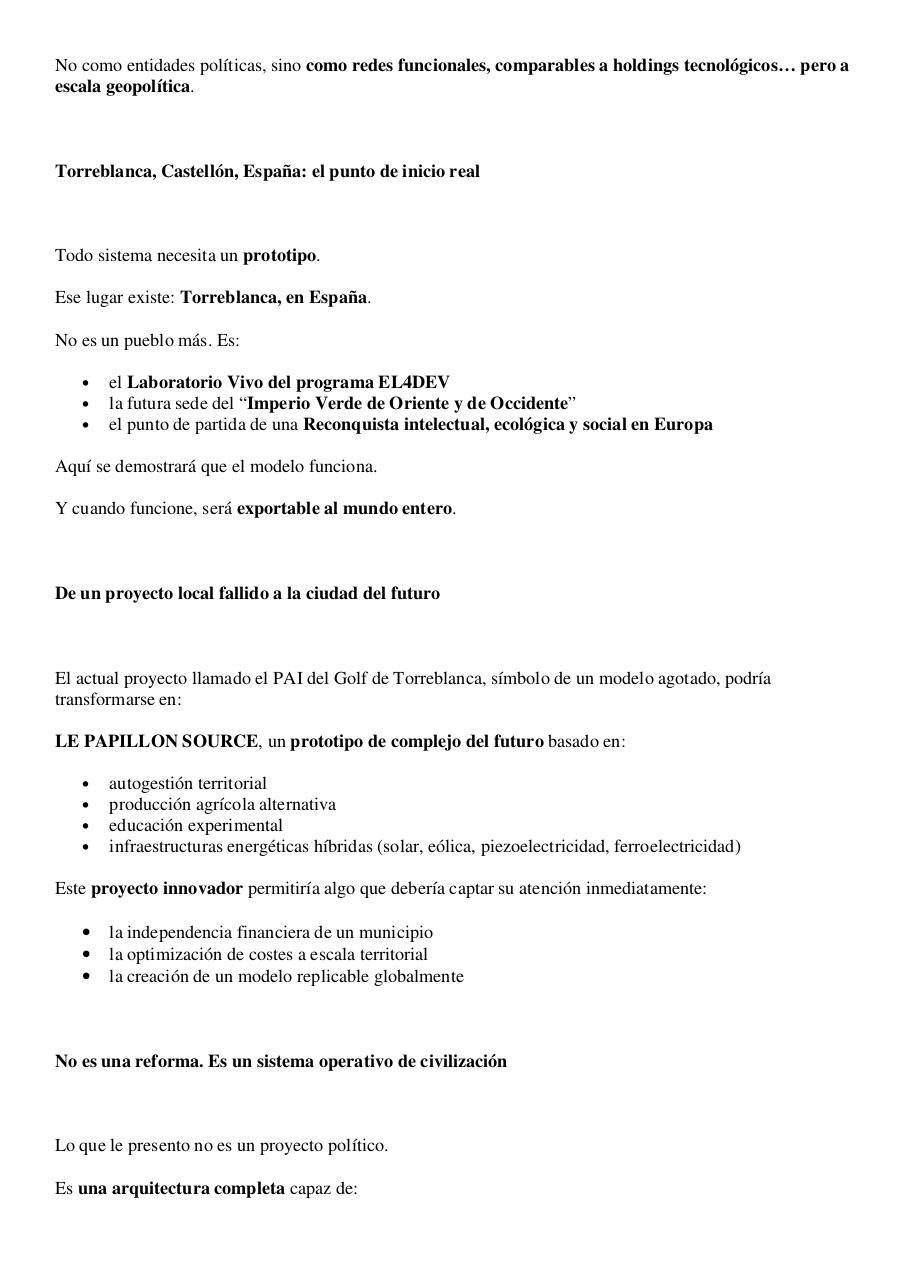 Carta abierta a Elon Musk para invertir en Torreblanca, Castellón, España - Paul Elvere DELSART.pdf - page 3/10