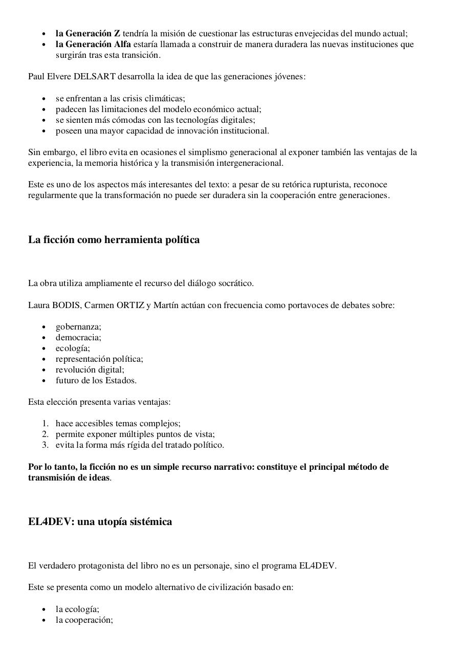 Gen Z – Nuevo Orden Mundial Alternativo – Volumen 1 - Análisis del libro de Paul Elvere DELSART.pdf - page 2/7